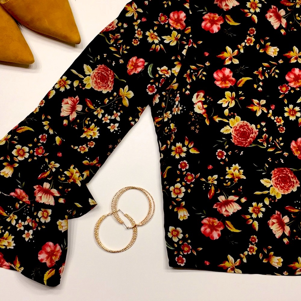 FLORAL CROP TOP 🌺